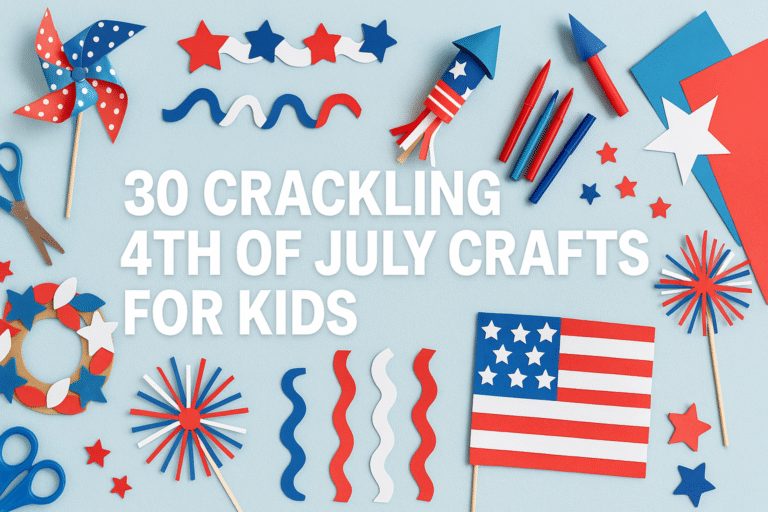 30 Crackling 4th of July Crafts for Kids