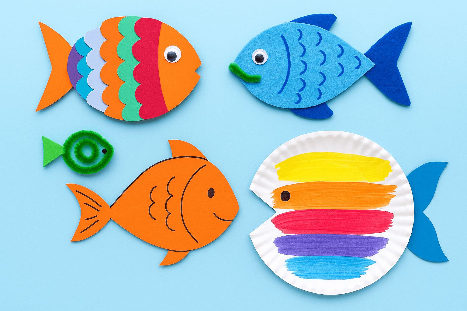 20 Fun and Fantastic Fish Crafts for Kids