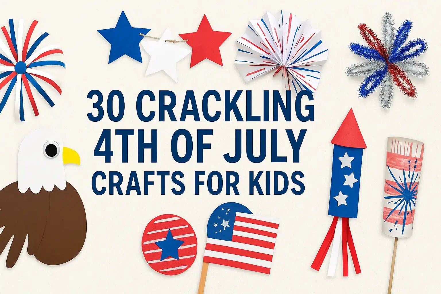 30 Crackling 4th of July Crafts for Kids – Celebrate Creativity, History & Hands-On Fun!