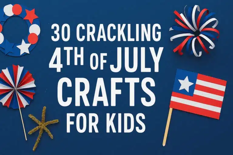 30 Crackling 4th of July Crafts for Kids – Fun, Festive & Patriotic!