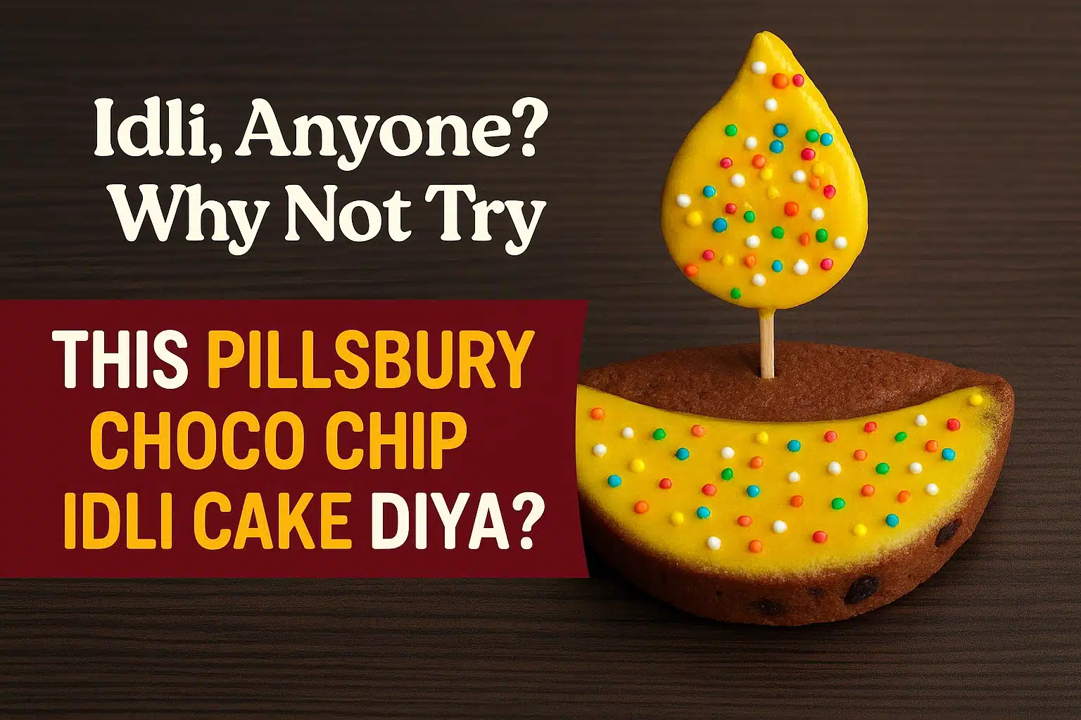 *Idli, Anyone? Why Not Try This Pillsbury Choco Chip Idli Cake Diya?