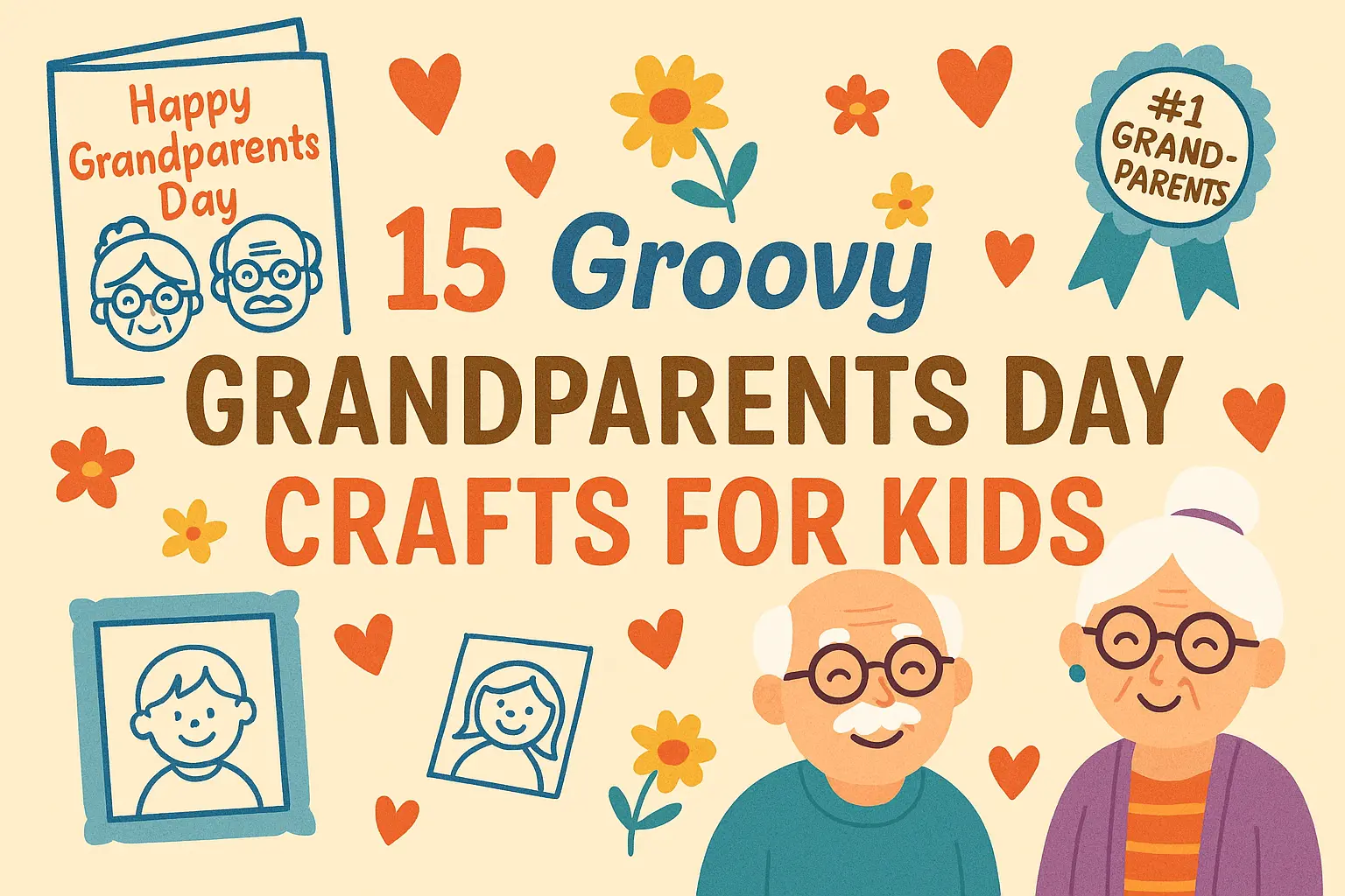 15 Groovy Grandparents Day Crafts for Kids (1000+ Words)
