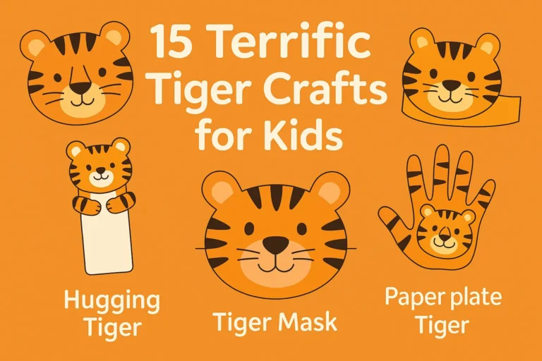 15 Terrific Tiger Crafts for Kids (1000+ Words)