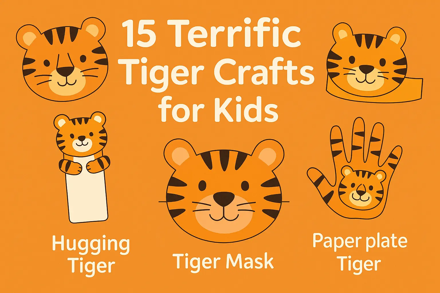 15 Terrific Tiger Crafts for Kids (1000+ Words)
