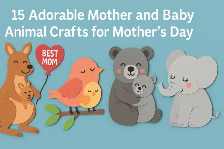 15 Adorable Mother and Baby Animal Crafts for Mother’s Day (1000+ Words)