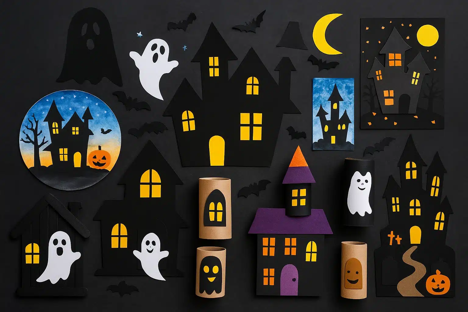 15 Fun Haunted House Crafts for Halloween (Easy DIY Projects for Kids!)