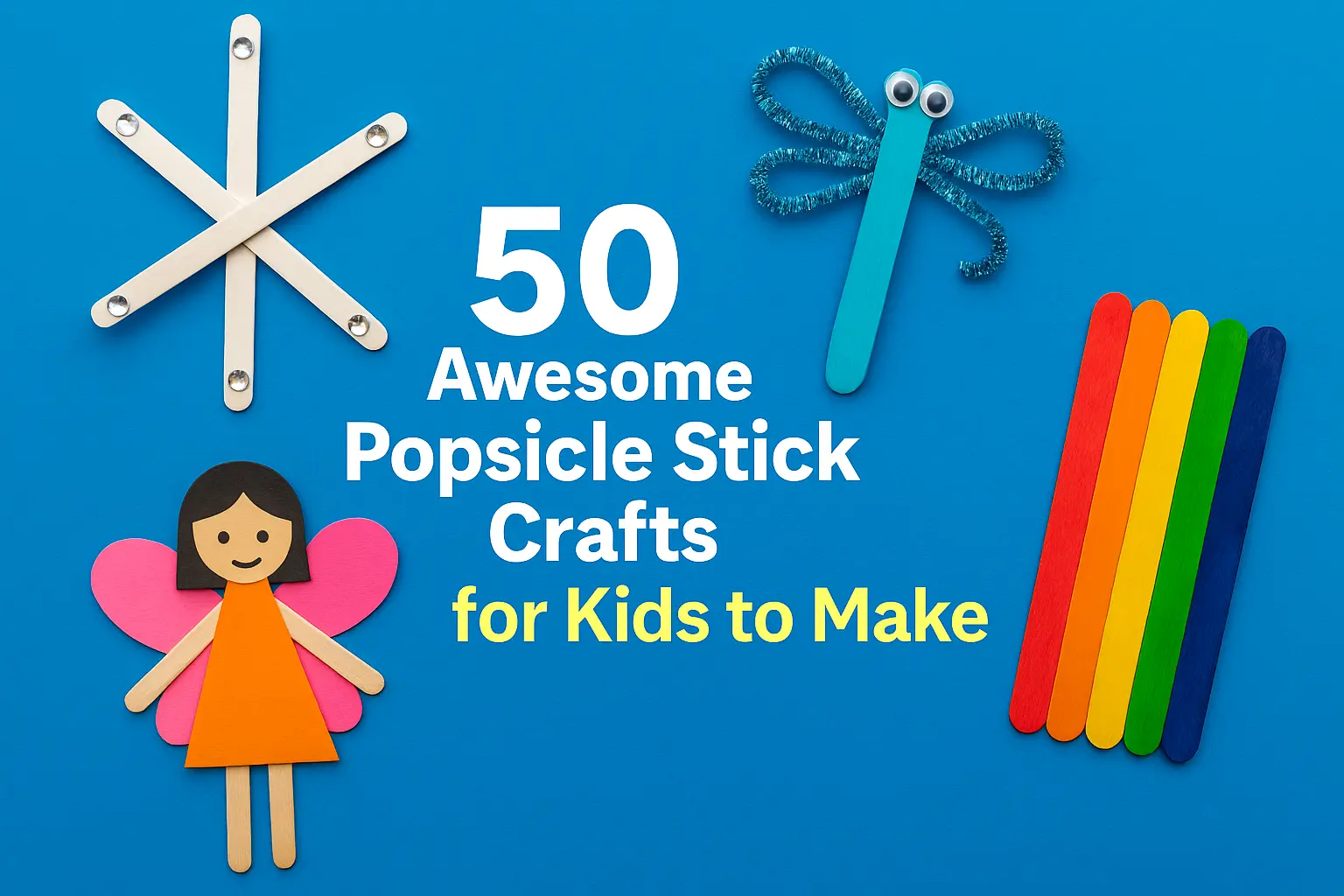 50 Awesome Popsicle Stick Crafts for Kids to Make (2025 DIY Guide)