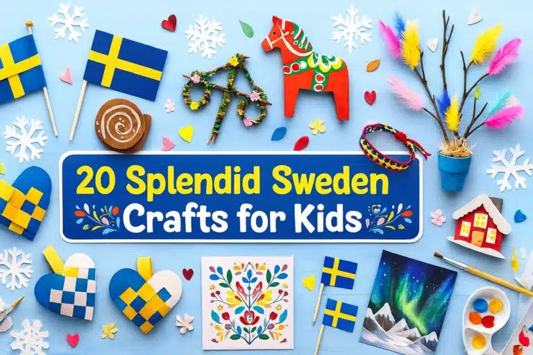 20 Splendid Sweden Crafts for Kids (Fun Nordic Activities for Little Learners!)