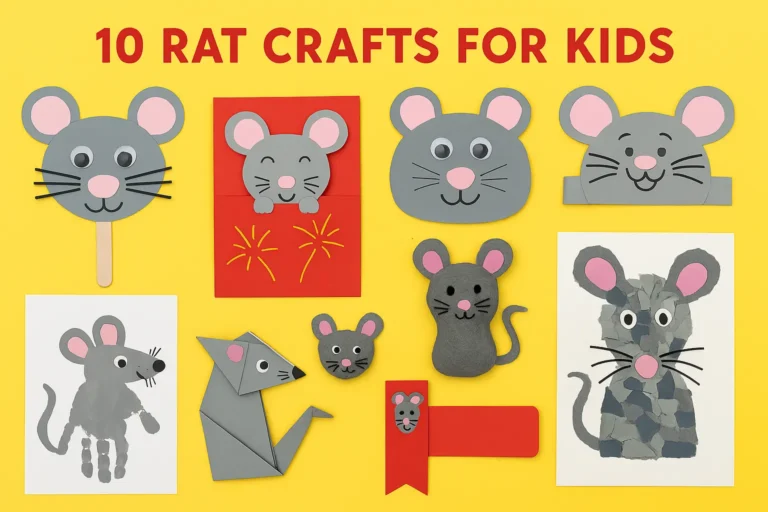 10 Rat Crafts for Kids (Fun & Cute Ideas for Learning and Celebrations)
