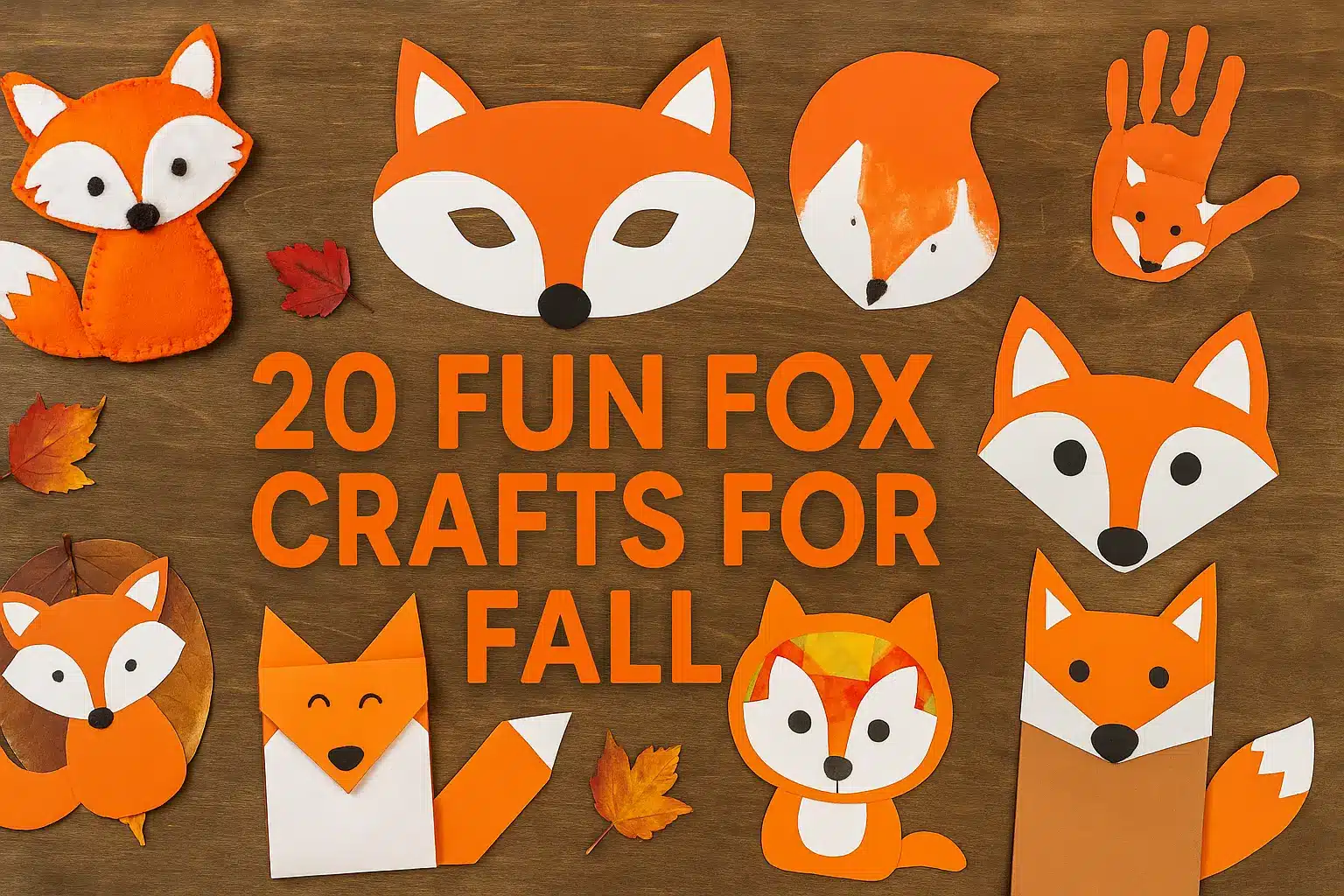 20 Fun Fox Crafts for Fall (Creative, Cozy & Perfect for Kids!)