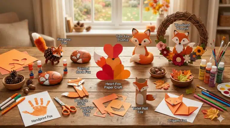 20 Fun Fox Crafts for Fall: Adorable Woodland Projects for Kids