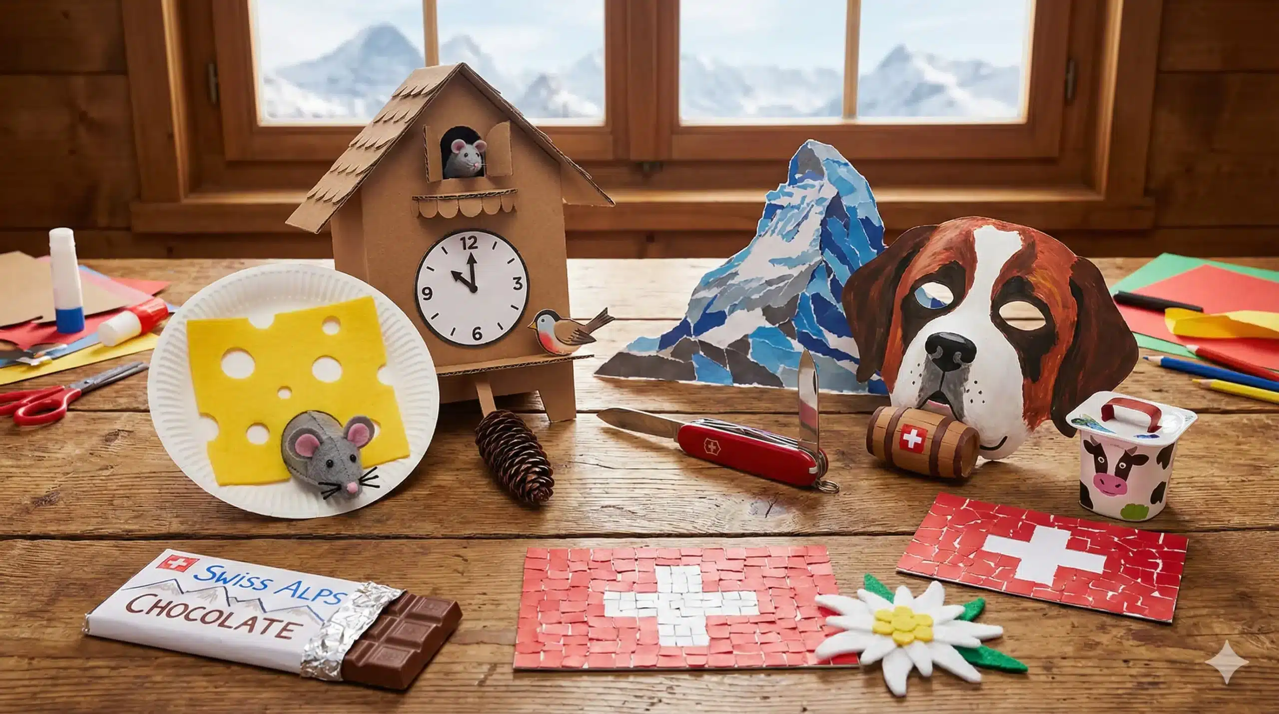 10 Stunning Switzerland Crafts for Kids: Explore the Land of Alps and Chocolate