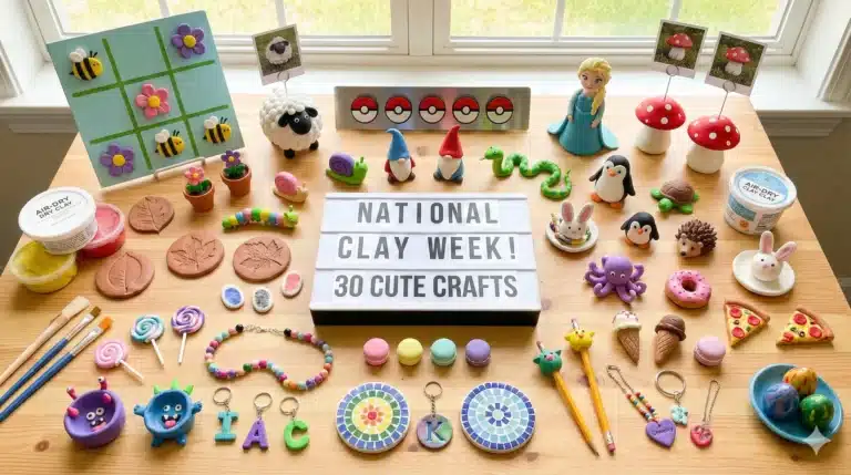 30 Cute and Easy Clay Crafts for Kids: The Ultimate Creativity Guide