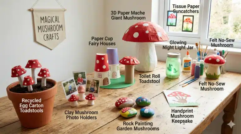 15 Magical Mushroom Crafts for Kids: A Fairy Tale DIY Guide