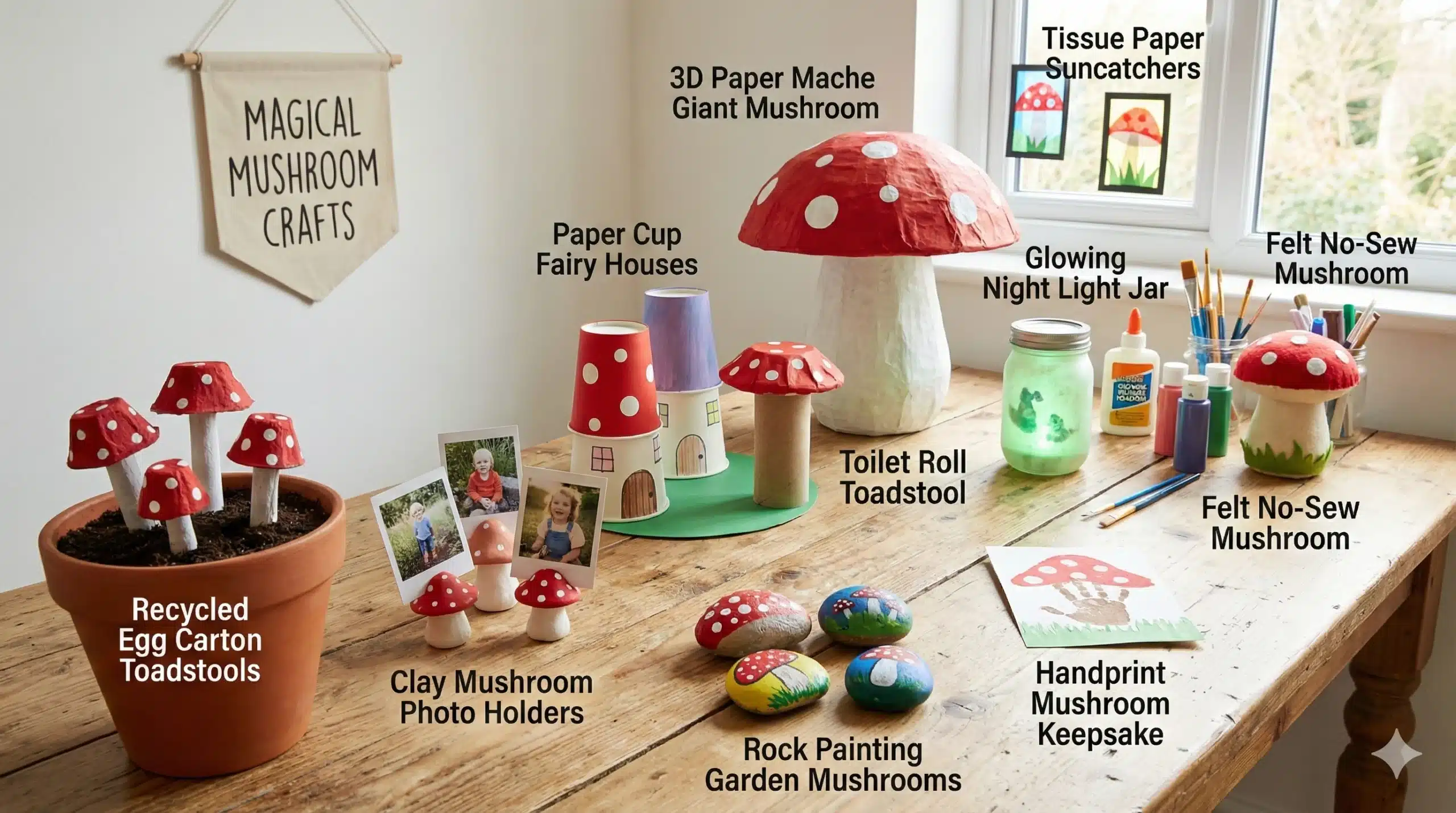 15 Magical Mushroom Crafts for Kids: A Fairy Tale DIY Guide