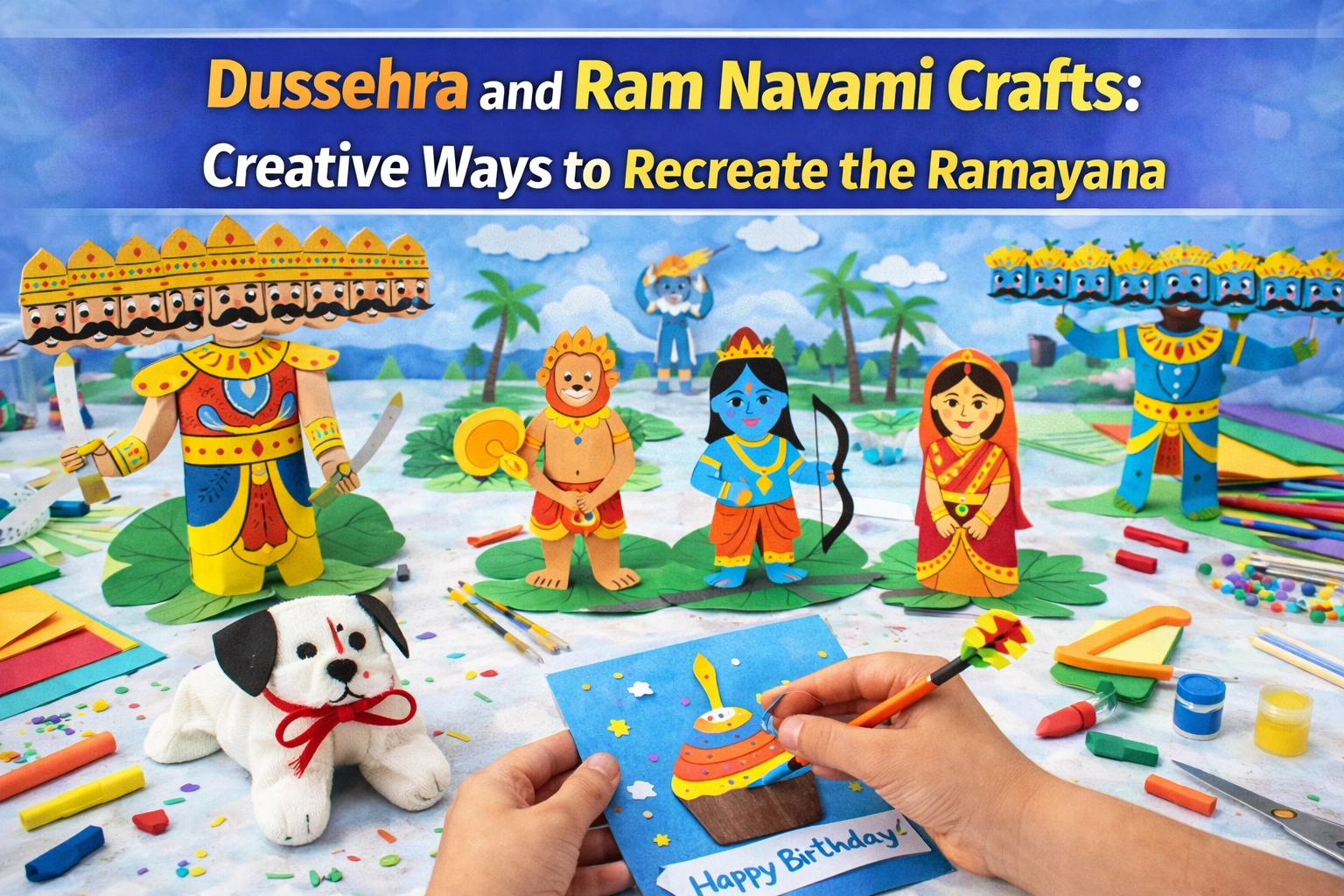 Dussehra and Ram Navami Crafts: Creative Ways to Recreate the Ramayana