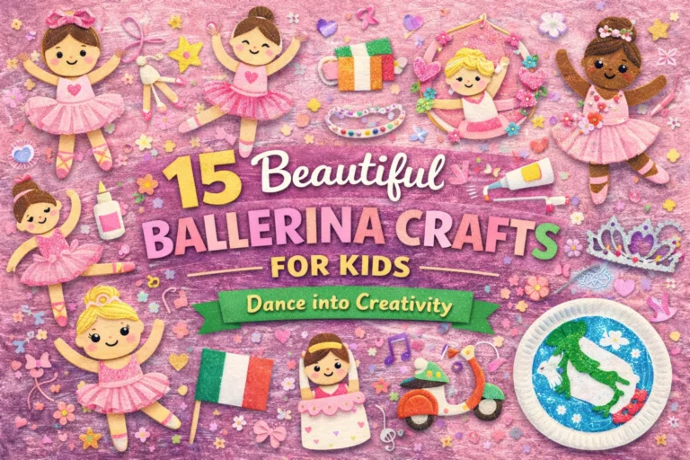 15 Beautiful Ballerina Crafts for Kids: Dance into Creativity