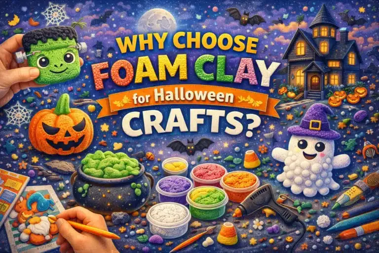 Why Choose Foam Clay for Halloween Crafts?