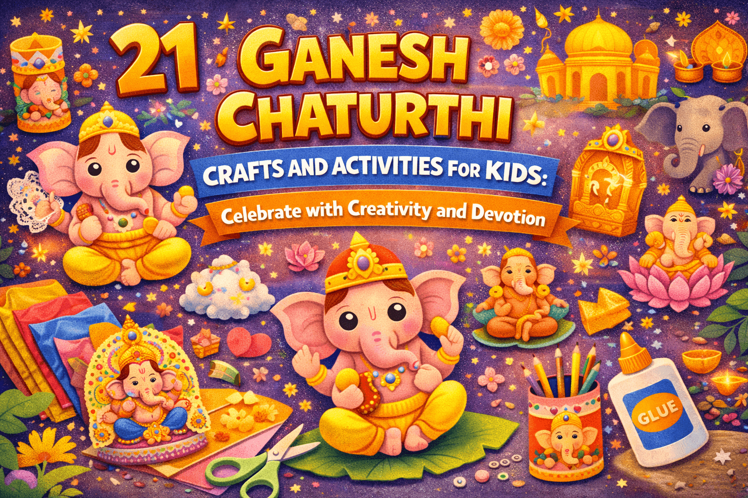 21 Ganesh Chaturthi Crafts and Activities for Kids: Celebrate with Creativity and Devotion