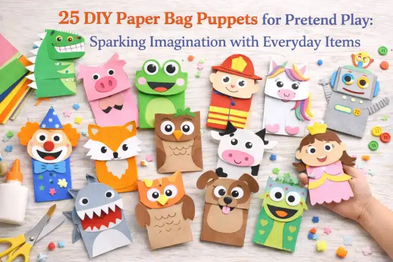25 DIY Paper Bag Puppets for Pretend Play: Sparking Imagination with Everyday Items