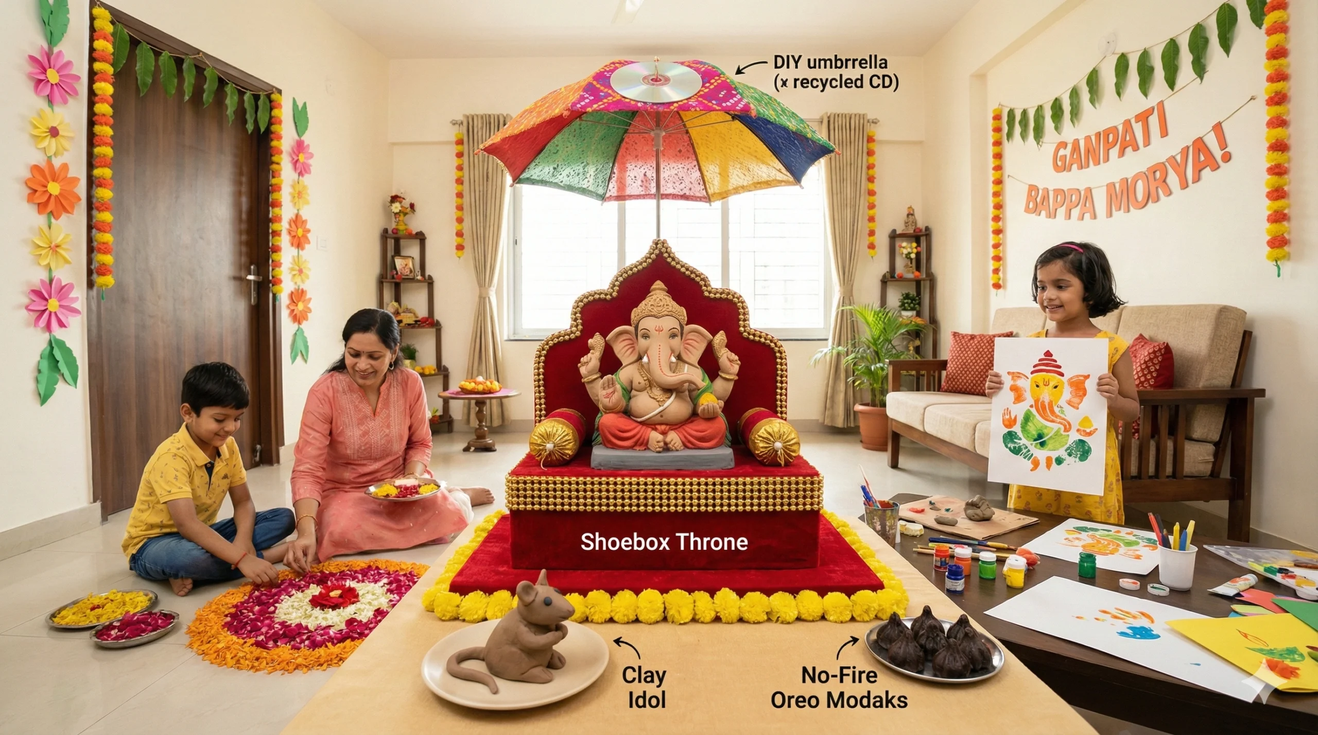 21 Creative Ganesh Chaturthi Crafts and Activities for Kids: The Ultimate Celebration Guide
