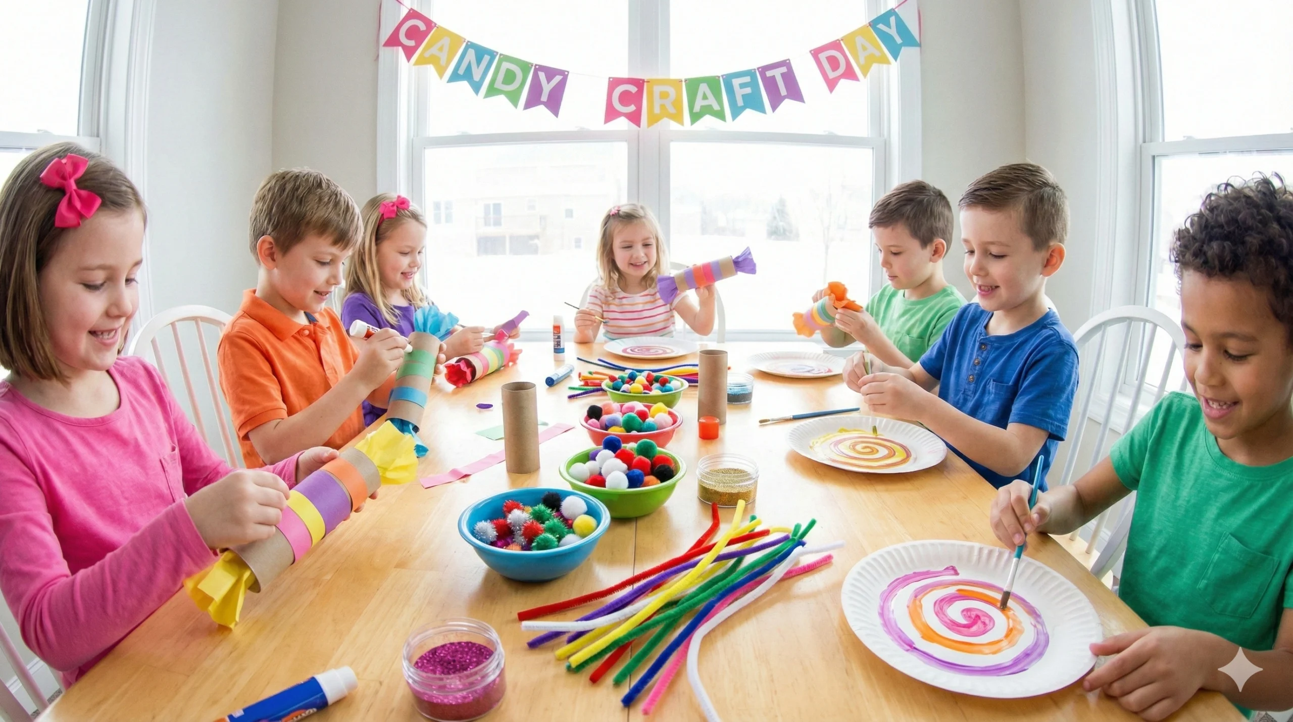 20 Colorful Candy-Themed Crafts for Kids: Sweet DIY Projects for Little Makers