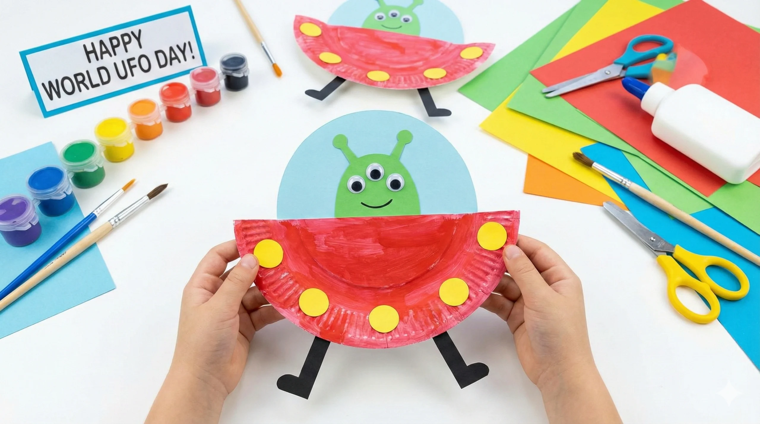 Quirky Paper Plate UFO Craft for Kids: A Blast Off Into Creativity!