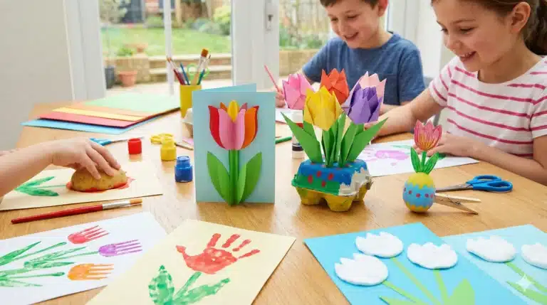 15 Colorful Tulip Crafts for Kids: Celebrating Spring and National Tulip Day