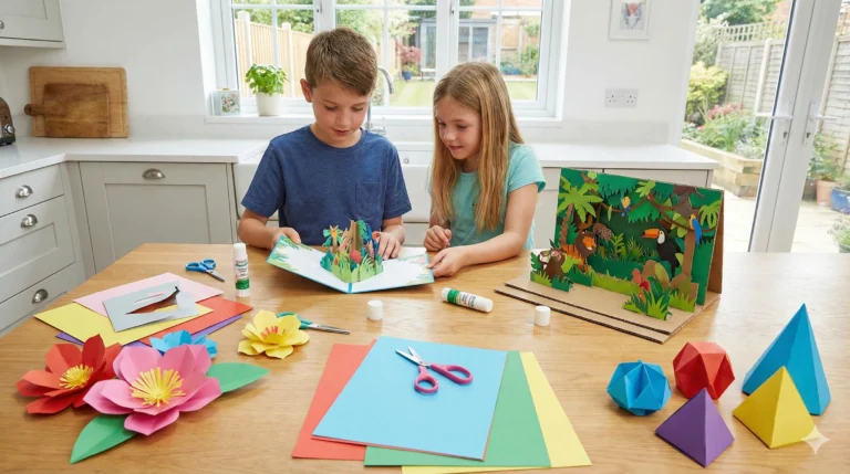 15 Spellbinding 3D Crafts for Kids: Pop-Up Fun for All Ages!