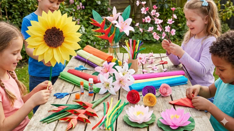 50+ Gorgeous Paper Flower Crafts for Kids: The Ultimate Summer Activity Guide