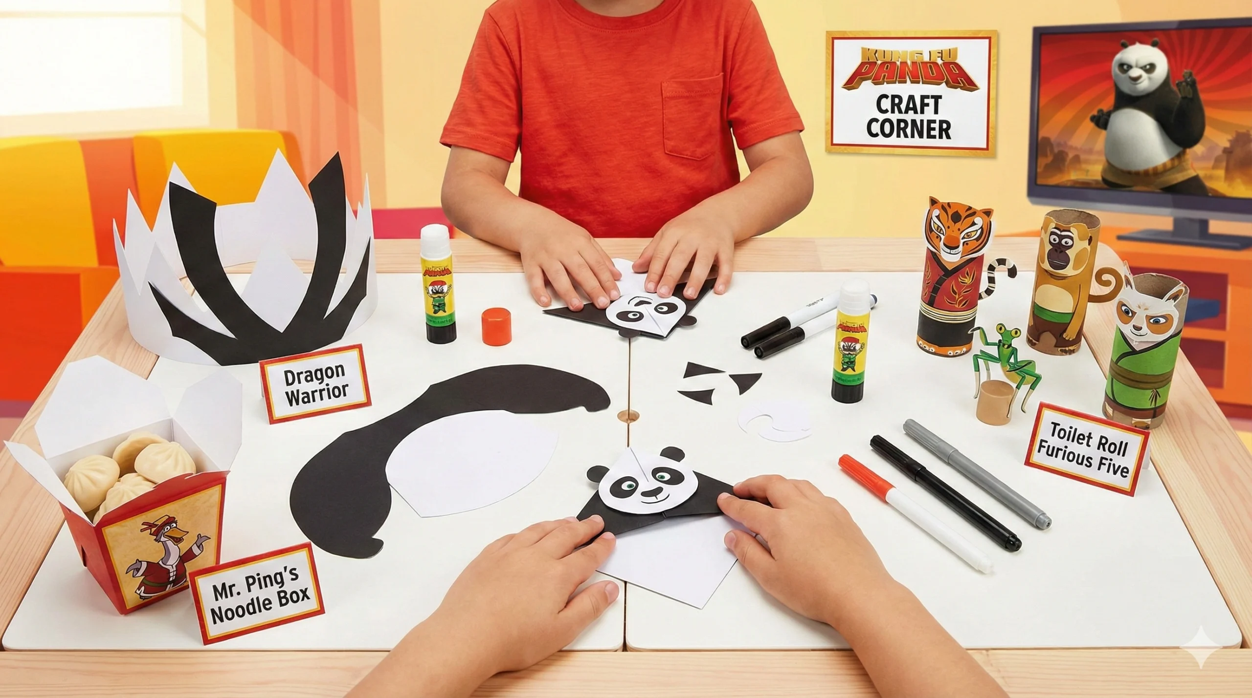 10 Fun Kung Fu Panda Crafts for Kids: Unleash Your Inner Dragon Warrior!