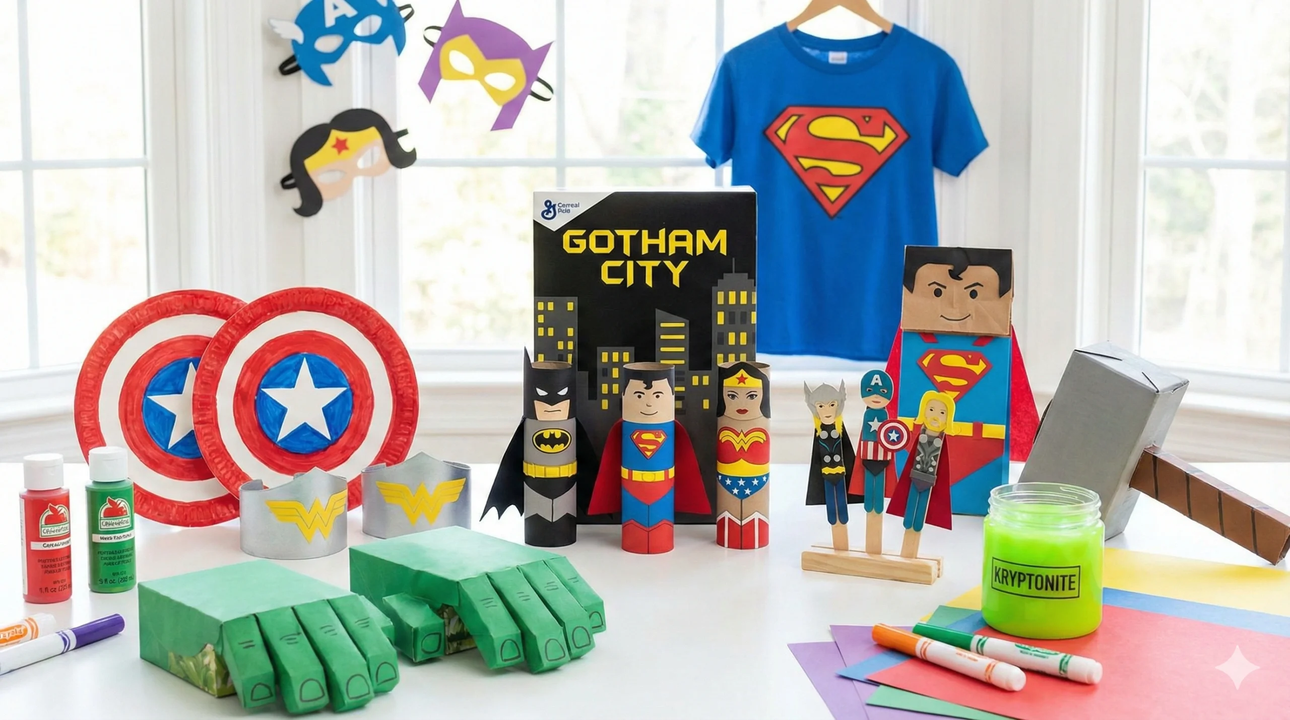 15 Smashing Superhero Crafts for Kids: Unleash Your Inner Hero!