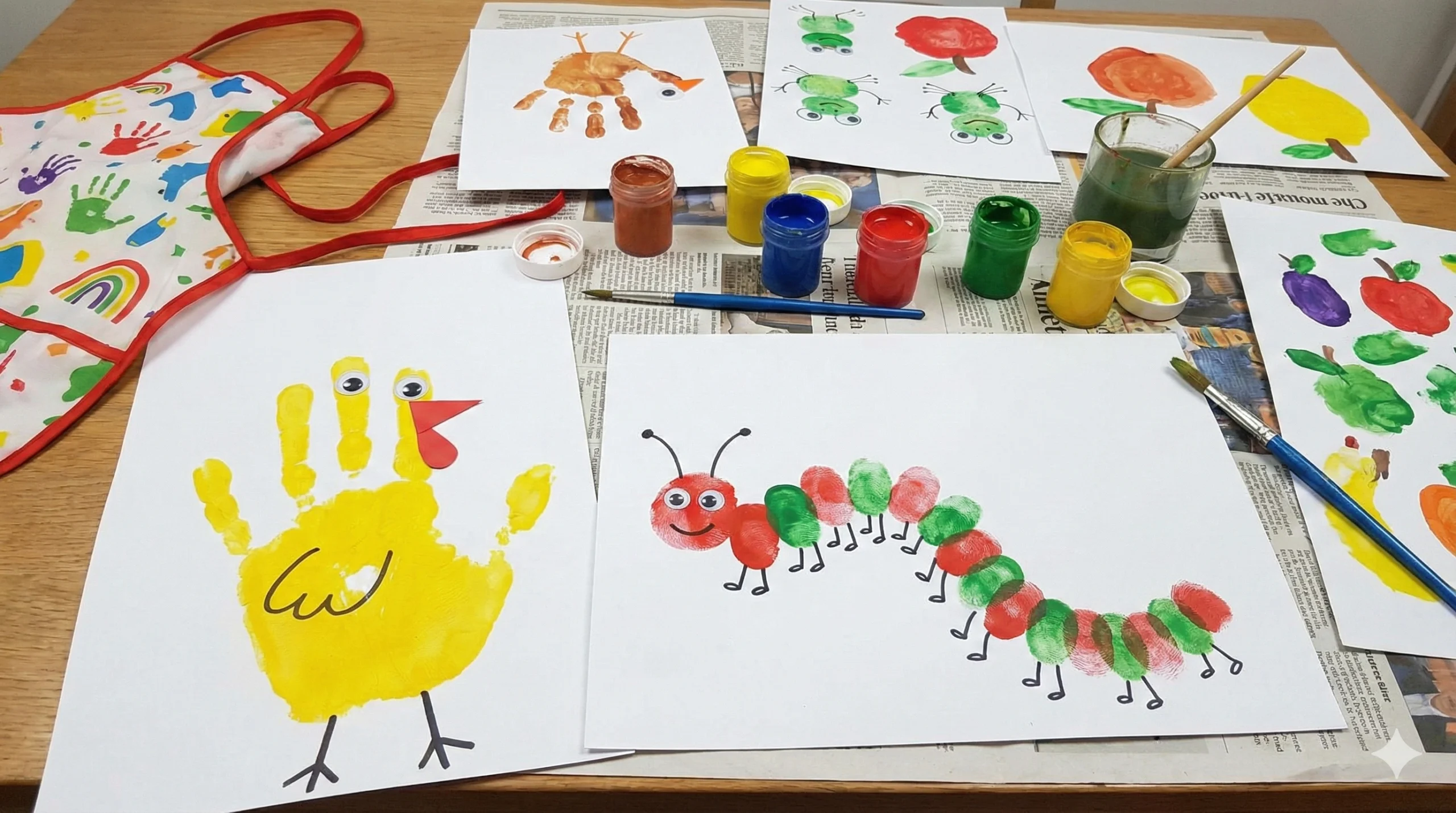Adorable Handprint Chicken and Caterpillar Crafts: A Complete DIY Guide for Kids