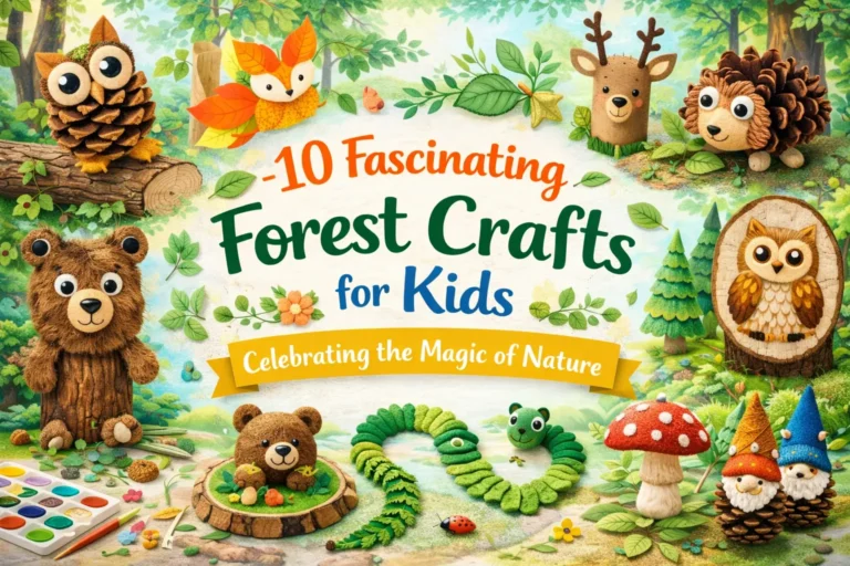 10 Fascinating Forest Crafts for Kids: Celebrating the Magic of Nature