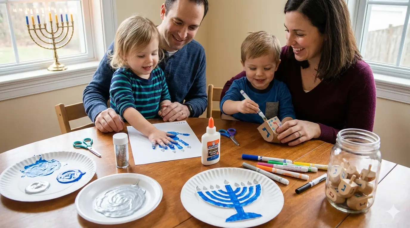 20 Heartwarming Hanukkah Crafts for Kids: Celebrating the Festival of Lights