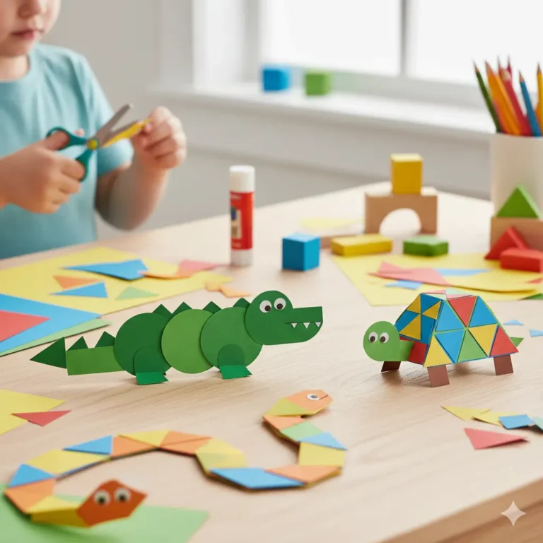 Shape-Based Reptile Crafts