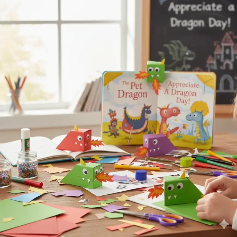 Dragon Bookmark Papercraft: A Fun and Easy Project for Kids