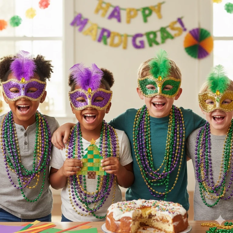 20 Magnificent Mardi Gras Crafts for Kids