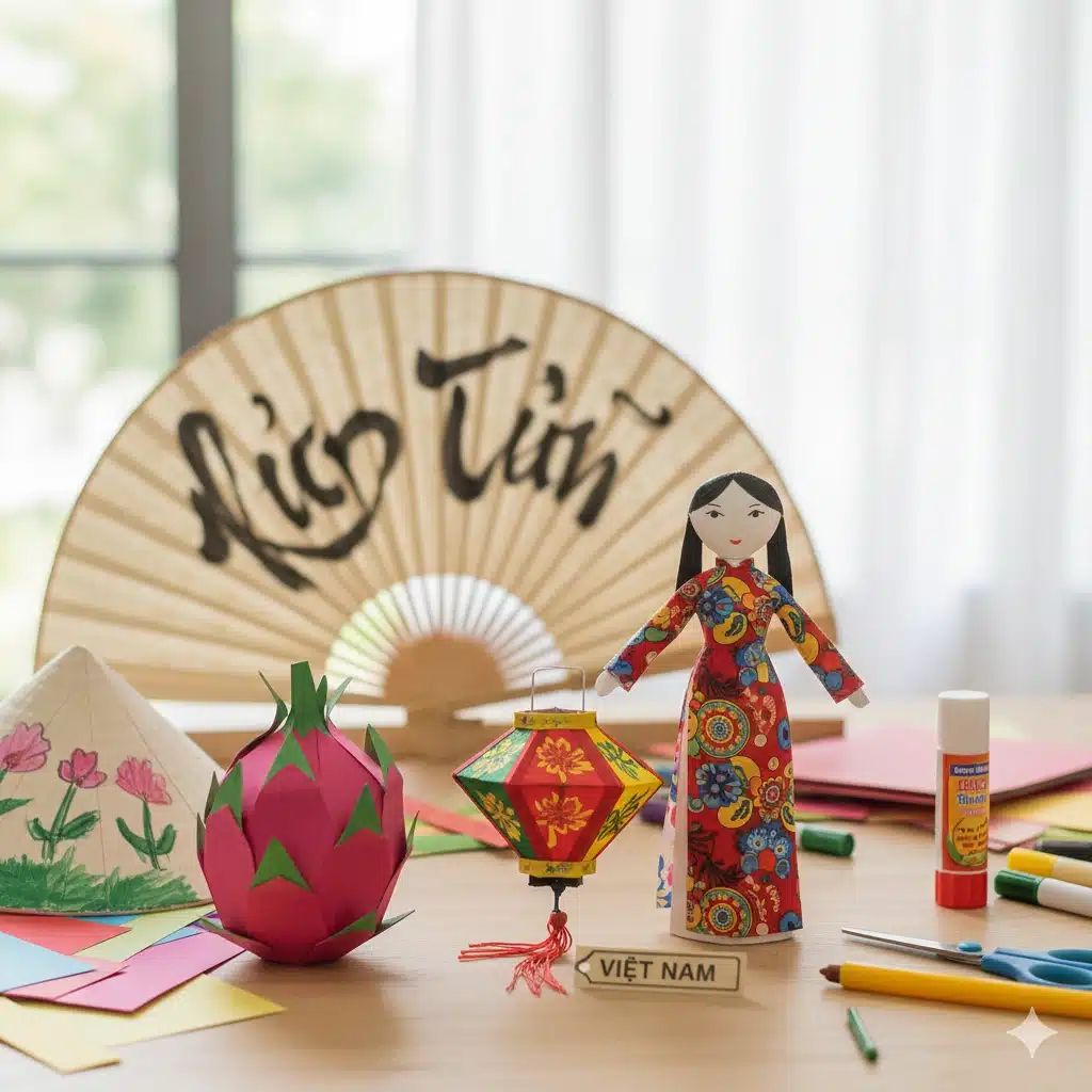 15 Vibrant Vietnam Crafts for Kids