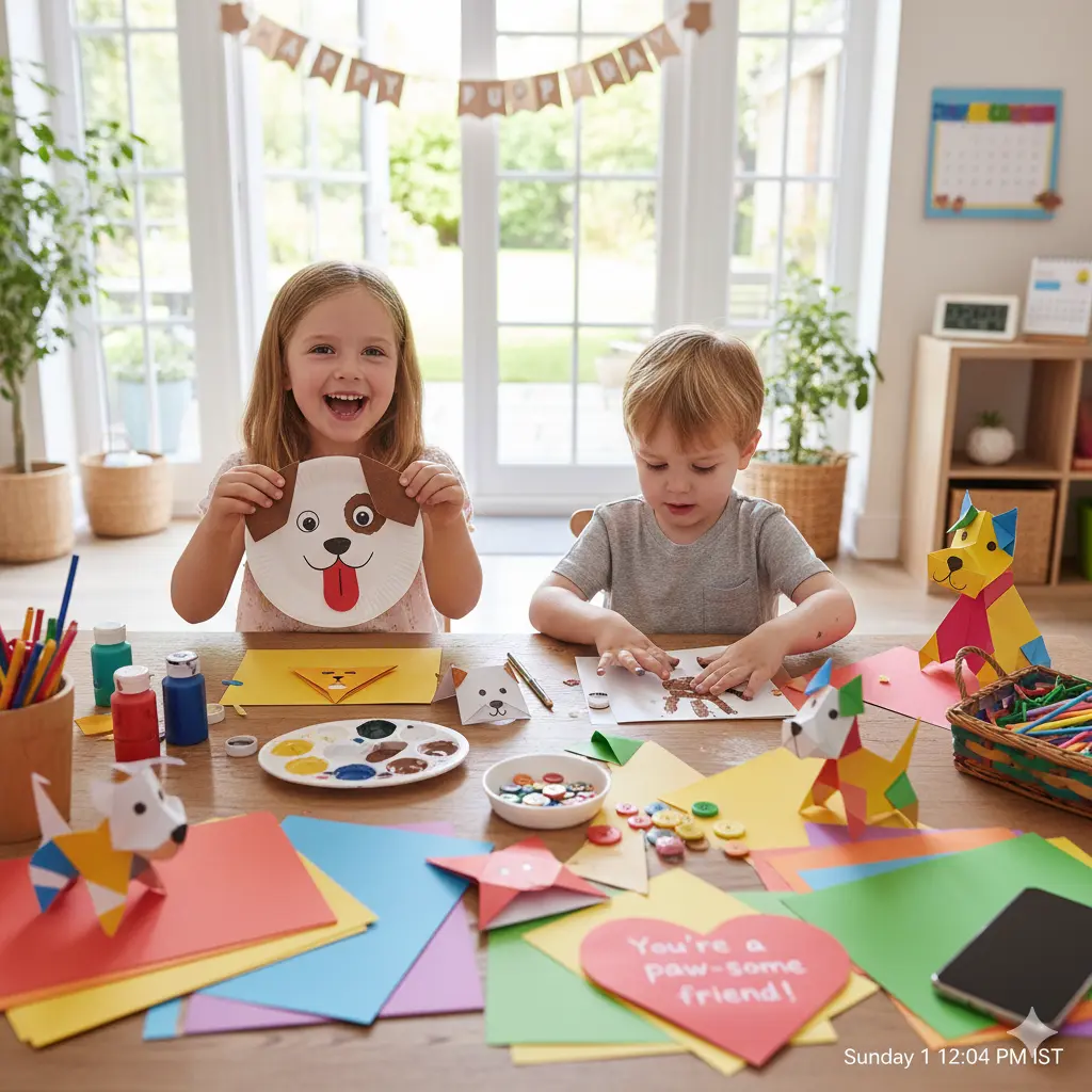 Origami Dog Corner Bookmarks