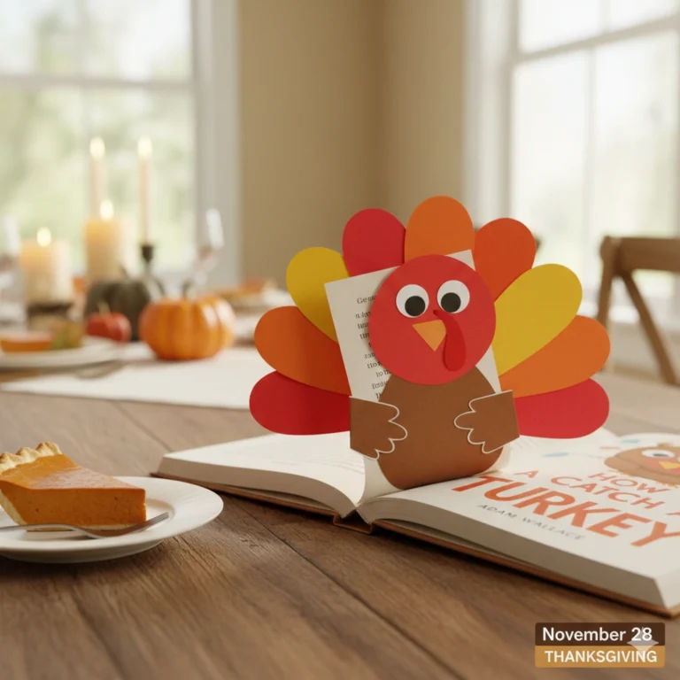  How to Finish Your Turkey Hug Bookmark