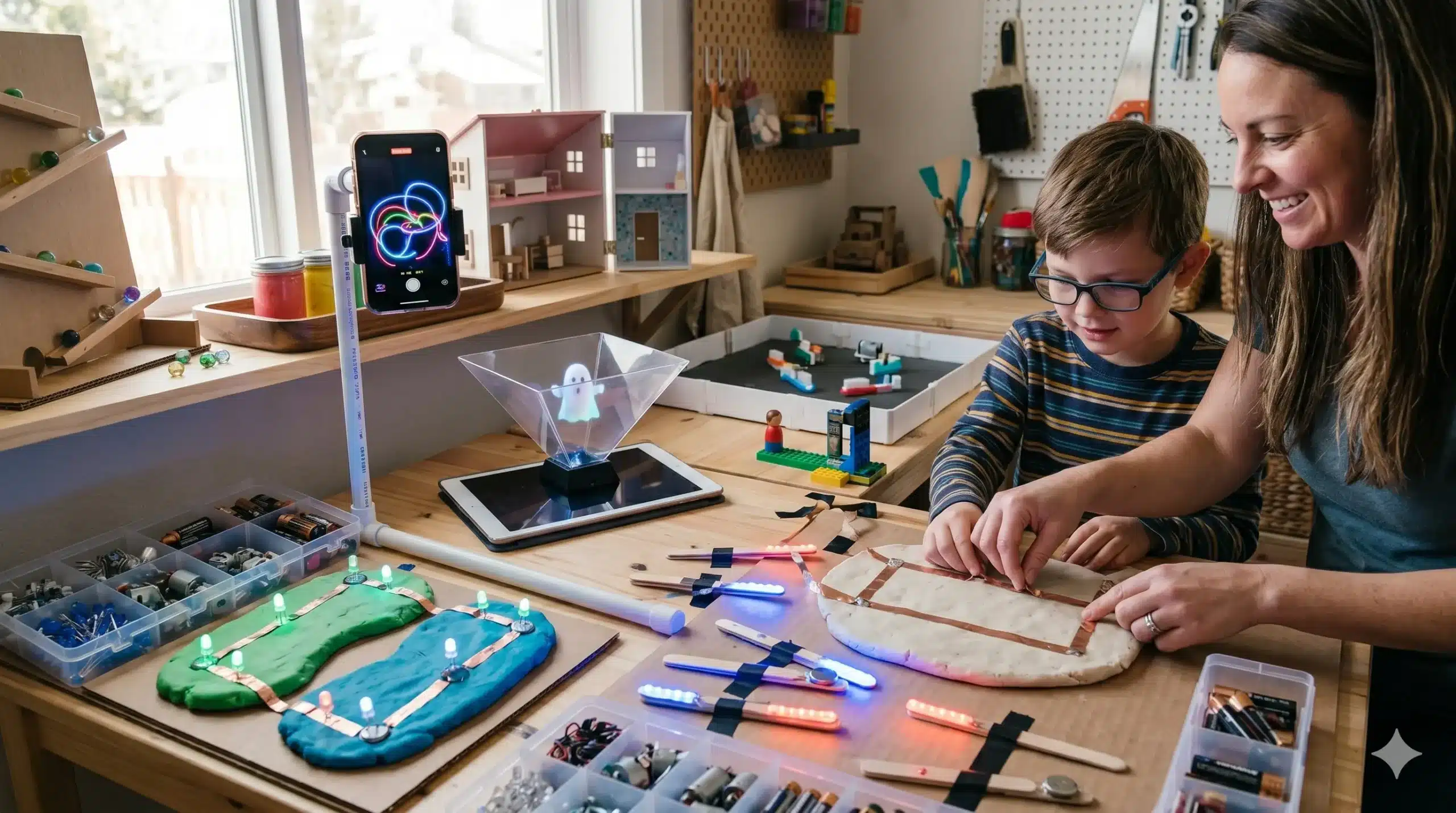 In the journey of DIY play, we have explored sensory materials, outdoor landscapes, and digital integration. The final frontier of high-quality play involves introducing autonomous motion: making things go. Mechanical DIY toys are among the most rewarding projects because they provide immediate, satisfying feedback. When a child builds a system that successfully converts potential energy into kinetic motion, they aren’t just playing; they are intuitively mastering basic physics and engineering.This guide focuses on crafting durable, reusable mechanical systems using accessible materials to create toys that race, spin, and launch.1. The Elastic Racer: Engineering Potential EnergyThe "balloon car" is a classic, but the difference between a frustrating flop and a high-performance vehicle lies in axle friction and wheel traction.The High-Quality Upgrade:The Body: Use a lightweight rigid material like corrugated plastic (from an old yard sign) or sturdy balsa wood. Cardboard is often too flexible.The Axles: This is critical. Do not just poke a stick through a box. Use a rigid straw as a low-friction "bearing" sleeve, and use a bamboo skewer or a metal rod as the axle.The Propulsion: Use two or three large, high-quality balloons. We are aiming for a slow, steady release of air, not an immediate pop.The Wheels: This is the secret sauce. Instead of slippery plastic bottle caps, use wide, rubberized wheels (from a broken toy) or wrap electrical tape around a wooden disk to provide friction and grip. Without traction, the car just spins its wheels.2. Gravity-Fed Chain Reactions (Rube Goldberg Machines)A mechanical marvel doesn't always have to move itself; it can use gravity to move other things in complex sequences. Building a chain reaction is a masterclass in cause and effect and kinetic transfer.The "Modular" Approach:Instead of building one large, static machine, create a "Tinker Library" of interchangeable reaction modules.The Lever: A simple seesaw made of wood blocks.The Transfer: A series of weighted dominoes (or DIY wooden equivalents).The Pendulum: A heavy washer hanging from a string, designed to swing and strike an object.The Variable Path: Use flexible tubing or tracks (like those from previous outdoor projects) to change the direction of a rolling marble.By keeping the components modular, children focus on the problem-solving process: "Why did the marble stop?" or "How can I make this lever strike the domino harder?"3. The Atmospheric Launcher: Pneumatic PowerPneumatics (using air pressure to create motion) is a sophisticated concept that can be demonstrated safely and powerfully with simple materials.The Project: Two-Liter Soda Bottle RocketThe Power Source: A standard bicycle pump.The Fuel Tank: A robust, two-liter carbonated beverage bottle (these are pressure-rated).The High-End DIY Launchpad: This is where you move from simple to high-quality. Instead of a cork, build a launcher using PVC pipe and a specialized 'Schrader' valve (a bike tire valve) sealed into the cap. This allows you to build significant pressure (30–40 PSI) safely.The Aerodynamics: The child must design the cone and fins. "How does fin shape affect flight stability?" and "Where should the center of mass be?"Scientific Insight: The bottle rocket perfectly demonstrates Newton’s Third Law: for every action (the pressurized water and air being forced downward), there is an equal and opposite reaction (the rocket thrusting upward).4. The Automated Puppet: Basic AutomataAutomata are mechanical sculptures that move via a series of cams, gears, and linkages. This is where engineering meets art.The Simple "Cam-and-Follower" SystemThe Box: A sturdy cardboard or wooden box as the frame.The Main Drive Shaft: A dowel rod that passes horizontally through the box, turned by a crank handle.The Cam: An off-center wooden circle or oval fixed to the drive shaft inside the box.The Follower: A vertical dowel with a flat base resting directly on top of the cam.The Motion: When the crank turns, the off-center cam pushes the follower up and down. This vertical motion can then power a jumping peg-person, a flapping bird, or a dancing figure on top of the box.This teaches children how to convert rotational motion (cranking) into linear vertical motion.Engineering Standards for DIY MechanicsTo ensure these kinetic toys last longer than a single afternoon, apply these high-quality construction methods:Friction Management: Use lubricants where things rub. A scribble of graphite from a pencil on a wooden axle can dramatically reduce friction.Structural Integrity: Mechanical systems exert force. Use proper wood glue or epoxies, and reinforce joints (like adding a corner brace to a chassis).Tension Control: When working with rubber bands, use multiple bands in parallel rather than stretching a single band to its limit. This provides more consistent force and prevents sudden snapping.Summary of Mechanical ConceptsProjectMechanical ConceptPower SourceKinetic SkillElastic RacerPotential Energy StorageBalloons (Air Compression)Axle Engineering & FrictionPneumatic RocketNewton’s Third LawPressurized Air/WaterAerodynamics & ThrustChain ReactionKinetic TransferGravity (Rolling/Falling)Cause/Effect SequencingAutomataRotational to Linear MotionHand Crank / CamsLinkage Design & TimingConclusion: The Joy of Autonomous MotionThere is a unique moment of magic when a DIY project transitions from a collection of parts into a self-propelled entity. When that balloon car accelerates or the rocket launches, the child experiences a profound sense of capability. They didn’t just follow instructions; they manipulated forces, managed energy, and engineered a solution. These mechanical marvels are the stepping stones to a lifetime of confident making and tinkering, proving that the best fun is the fun you build yourself.