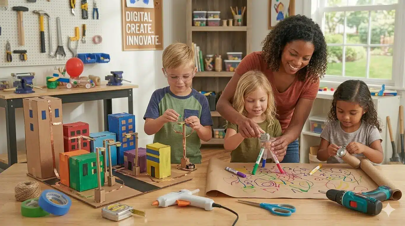 We have spent this series mastering the physical world—wood, electronics, physics, and acoustics. Now, we move into the realm of systemic thinking. Creating a DIY board game is perhaps the most intellectually complex "toy" a child can make because it requires them to build a set of laws (rules), a physical environment (the board), and a narrative (the theme).When a child designs a game, they transition from a player to a Game Designer. They must grapple with balance, probability, and social dynamics. Is the game too hard? Is it fair? Does the "endgame" feel rewarding? This is high-level logic disguised as pure, tabletop fun.1. Project: The "Infinite Journey" Modular BoardTarget Skills: Logical sequencing, spatial planning, and probability.Unlike a static board (like Monopoly), a modular board is made of separate tiles. This means the map is different every time you play, which is a hallmark of high-quality modern game design.Materials You’ll Need:The Tiles: 4x4 inch squares cut from heavy-duty cardboard or thin plywood.The Surface: Chalkboard paint or white contact paper (for erasable paths).Markers: Wet-erase markers or chalk.The "Meeple": DIY characters made from wine corks or wooden spools.The Build:The Grid: Create 12 to 20 tiles. On each tile, the child draws a segment of a path. Some paths are straight, some are "T" junctions, and some are "Dead Ends."The Symbols: Introduce "Action Icons." A lightning bolt might mean "Move again," while a swirl might mean "Go back to the start."The Mechanic: Instead of a standard die, create a DIY Spinner or a "Chance Bag" filled with different colored stones.The Probability Lesson: If there are 10 green stones and only 1 gold stone, what are the odds ($P$) of drawing the gold?$$P(gold) = \frac{1}{11} \approx 9\%$$(This teaches children that "luck" is actually math in disguise!)2. Project: The "Gravity-Defying" LabyrinthTarget Skills: Hand-eye coordination, equilibrium, and architectural design.The classic wooden labyrinth is a test of patience. Building one from scratch allows the child to determine the difficulty level and "trap" placement.Materials You’ll Need:The Tray: A shallow wooden box or a sturdy pizza box lid.The Walls: Balsa wood strips or thick cardboard strips.The Ball: A standard glass marble or a steel ball bearing.The "Traps": A hole-saw (for wood) or a utility knife (for cardboard) to cut "drop-zones."The Build:The Maze Design: The child must draw the path first. If the path is too narrow, the marble gets stuck (friction). If it's too wide, it's too easy.The "Pivot" Handles: Attach two wooden dowels to the sides of the box. This allows the player to tilt the board with precision rather than just shaking it.The Goal: Create a "Finish Line" that triggers a sound—perhaps the marble hits a small DIY bell (from our Acoustic article!) when it wins.3. Project: The Cardboard "Trading Card" Game (TCG)Target Skills: Categorization, arithmetic, and graphic design.Creating a card game like Pokémon or Magic: The Gathering is a masterclass in balance. Every card must have a "cost" and a "power."Materials You’ll Need:Card Stock: Heavyweight white paper cut into 2.5 x 3.5 inch rectangles.Protection: Clear plastic card sleeves.The Catalog: A notebook to record the "Master Rules."The Build:The Three Pillars: Every card needs an Illustration, a Statistic (Attack/Defense), and a Special Ability.The Resource System: How do you play a card? Does it cost "Energy" or "Gold"? This prevents players from just playing their strongest cards immediately.Play-Testing: This is the most important part of DIY game design. Two children play a round, and if one card is "too powerful," they must "nerf" it (reduce its stats) for the next round.4. The Rules of Game Design (The "Manual")A DIY game is only as good as its instructions. Writing the manual is where the "educational" value peaks.Clarity: The child must explain how a player wins. Is it by reaching the end, or by collecting the most points?Turn Order: Does play move clockwise? What happens during a "tie"?Conflict Resolution: If two players disagree on a rule, what is the "House Rule"?5. Curating a DIY Tabletop LibraryTo keep the game-making process high-quality, create a "Game Design Kit" that lives in your workshop:Assorted Dice: 4-sided, 10-sided, and 20-sided dice to introduce different probability scales.Blank Cards: Always have a stack ready for when inspiration strikes.Sand Timers: For adding a "speed" element to games.The "Graveyard" Box: For game versions that didn't work. These become "scraps" for the next project.6. Conclusion: The Board as a MirrorBuilding a board game is the ultimate act of social play. When a child creates a game, they are creating a world where they set the rules. They learn to be a fair leader and a creative problem-solver.Over this series, we have moved from the kitchen table to the backyard, from the electronics lab to the symphony hall, and finally to the tabletop. We have shown that with a few "loose parts" and a willing adult, a child can build a universe.