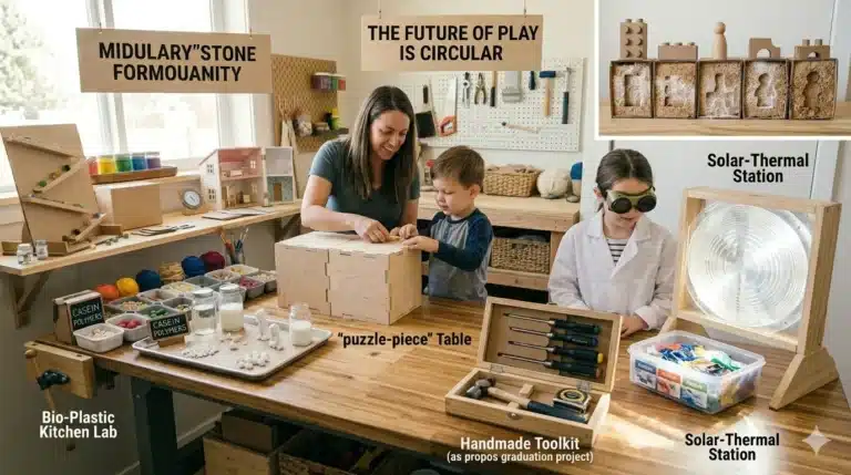 We have mastered the home workshop, the backyard laboratory, and the digital bridge. In this final expansion of our series, we move beyond the family unit and into the public square. High-quality DIY play reaches its zenith when it becomes a shared community resource. By building "Public Play Systems," children learn the vital skills of civic engagement, collective maintenance, and the "Tragedy of the Commons"—learning to care for what belongs to everyone.This article explores how to design and deploy DIY playthings intended for communal use, from "Little Free Toy Libraries" to neighborhood-wide scavenger hunts.1. The "Little Free Toy Exchange" (The Sharing Economy)Inspired by the popular "Little Free Library" movement, a Toy Exchange is a permanent neighborhood fixture designed to facilitate the circulation of high-quality DIY items.Engineering for the Elements:The Structure: A weather-proof wooden cabinet with a transparent plexiglass door. It must be elevated on a 4x4 pressure-treated post to prevent moisture wicking.The Interior: Divided into "Grade Levels." Low shelves for the heavy wooden blocks; eye-level shelves for the "Phygital" kits and card games.The Maintenance Kit: Attach a small "Repair Box" to the side containing wood glue and sandpaper. This encourages the community to help keep the "patients" in the Toy Hospital healthy.2. The Neighborhood "Sound Trail"Building on the "Music Wall" concept, a Sound Trail spreads acoustic DIY stations across a local park or walking path, turning a stroll into a rhythmic exploration.Building for Durability:The Stations: Instead of a single wall, create "Tuned Percussion" stations using heavy-gauge metal pipes (conduit) of varying lengths.The Science of Pitch: The length of the pipe determines the speed of the vibration. A long pipe vibrates slowly, creating a low note; a short pipe vibrates quickly, creating a high note.The Installation: Use tamper-resistant Torx screws to mount the instruments to public fences or dedicated posts. High-quality community play must be "vandal-resistant" but not "interaction-resistant."3. The "Community Canvas" (Chalk and Water)Public art is often static. A DIY Community Canvas is a responsive surface that allows for infinite iteration without creating permanent waste.The "Ephemeral" Art Station:The Canvas: Paint a large, smooth section of an outdoor wall or a dedicated plywood board with high-quality chalkboard paint.The DIY Chalk Lab: Create custom "Sidewalk Chalk" using Plaster of Paris and tempera paint molded in silicone tubes.The Water Brush: Provide large masonry brushes and buckets of water. Children can use water to "erase" or to create "invisible" paintings that disappear as the sun evaporates the liquid—a lesson in phase changes and the water cycle.4. The Geocache "Puzzle Box"Geocaching is a global treasure hunt powered by GPS. By creating a DIY "Puzzle Box" for a local cache, your child becomes a Game Master for the entire city.The High-Tech Secret:The Box: A military-grade ammo can or a heavy-duty gasket-sealed plastic container.The Trigger: Instead of a key, use a Magnetic Reed Switch. The box only opens if a magnet (hidden nearby or carried by the "seeker") is placed on a specific, unmarked spot on the lid.The Logbook: A high-quality, hand-bound notebook where travelers from all over the world can record their visits.5. The "Pop-Up" Adventure PlaygroundAn "Adventure Playground" is a space where children are given raw materials (pallets, tires, ropes, tools) to build their own environment. You can organize a "Pop-Up" version for a local block party.The Toolkit for Success:The Raw Goods: 10 clean wooden pallets, 5 used tires, and 100 feet of sisal rope.The Facilitation: Adult "playworkers" supervise for safety but do not intervene in the design.The Lesson: This project teaches collaborative engineering. "How do we move this heavy tire?" "How do we lash these pallets together to make a bridge?"Community Standards and SafetyWhen play goes public, the "quality" definition expands to include social responsibility:Permitting: Always check with local parks departments or HOA boards before installing permanent fixtures.The "Leave No Trace" Rule: If a DIY project starts to weather or break, the community must be empowered to fix it, or it must be removed.Inclusivity: Ensure DIY stations are at heights accessible to children in wheelchairs and include tactile elements for those with visual impairments.Summary of Community Play ImpactsProjectSocial SkillTechnical FocusReachToy ExchangeGenerosity / TrustWeatherproofingNeighborhoodSound TrailRespect for SpaceAcoustic PhysicsPark-wideWater CanvasCollaborative ArtEvaporationLocal PlazaGeocache BoxGlobal ConnectionMagnetic LogicInternationalPop-Up PlayConflict ResolutionHeavy ConstructionCommunity EventFinal Thoughts: The Infinite WorkshopOur journey through high-quality DIY play began with a single cardboard box on a kitchen table. It concludes here, in the heart of the community. By taking our "playing things" into the world, we prove that making is not a solitary act—it is a way of building a better, more creative society.